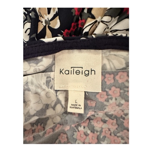 Kaileigh Amandine Knit Floral Dress Women’s Size L - Picture 6 of 7